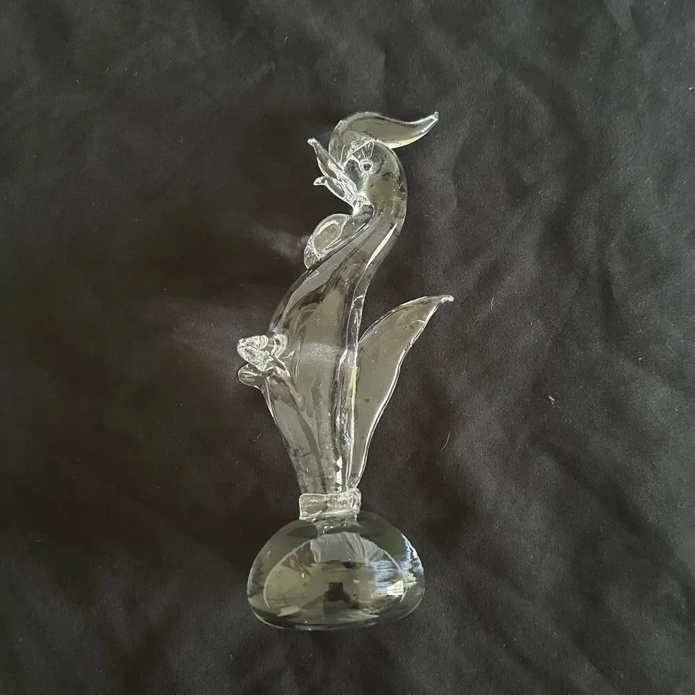 Rooster Glass Art Handblown 8.5